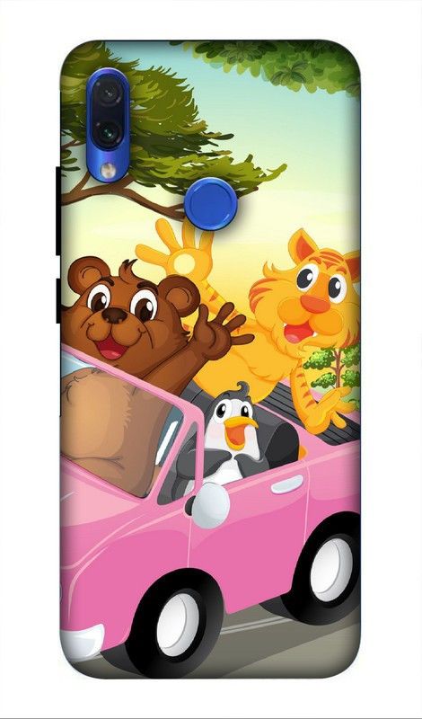 LUCKY MOBI.COM Back Cover for Mi REDMI NOTE 7 ( CAR WALLPAPER) PRINTED BACK COVER  (Multicolor, Waterproof, Pack of: 1)