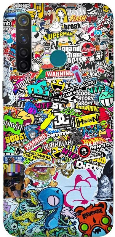 SSMORYA Back Cover for Realme 5 pro (Designs Pastel) Printed Back Cover  (Multicolor, Waterproof, Pack of: 1)