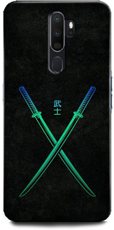 Afterglow Back Cover for OPPO A9 2020 KATANAS, SWORDS, TALWAR, WEAPON  (Multicolor, Shock Proof)