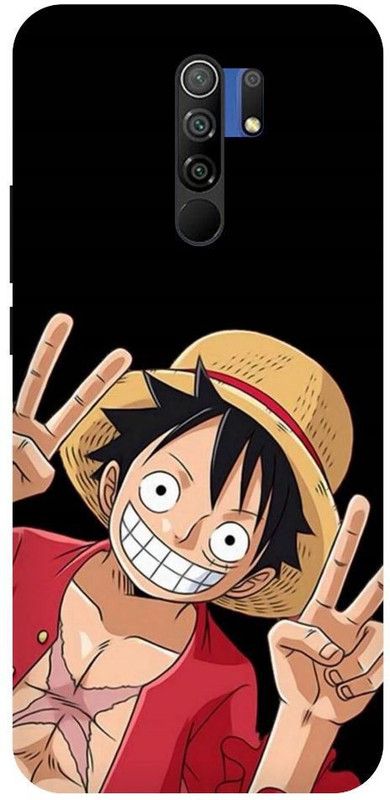 URCHIN Back Cover for A92020 Luffy, Monkey D Luffy, One Piece, Pirate, Anime, Animation, Yellow, Funny, Cartoon  (Multicolor, Shock Proof, Pack of: 1)