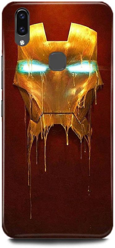 play fast Back Cover for Vivo V9 Pro/1851 IRON MAN PRINTED  (Multicolor, Hard Case, Pack of: 1)