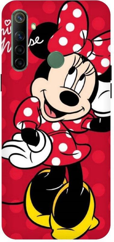 URCHIN Back Cover for Realme5s minnie mouse, mickey mouse, cartoon, funny, cute, love, Disney  (Multicolor, Shock Proof)