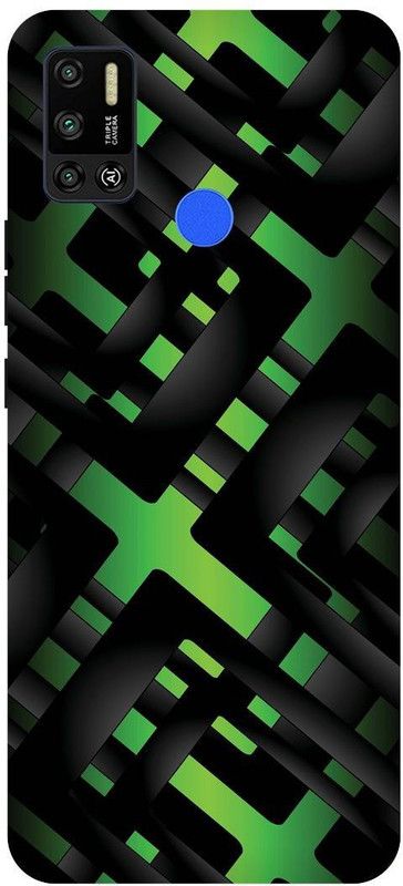 Vaultcase Back Cover for Tecno Spark 6 Air Back Case  (Green, Dual Protection, Silicon, Pack of: 1)