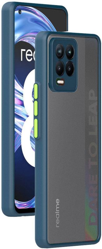 ASMANTIC Back Cover for Realme 8 5G  (Blue, Pack of: 1)