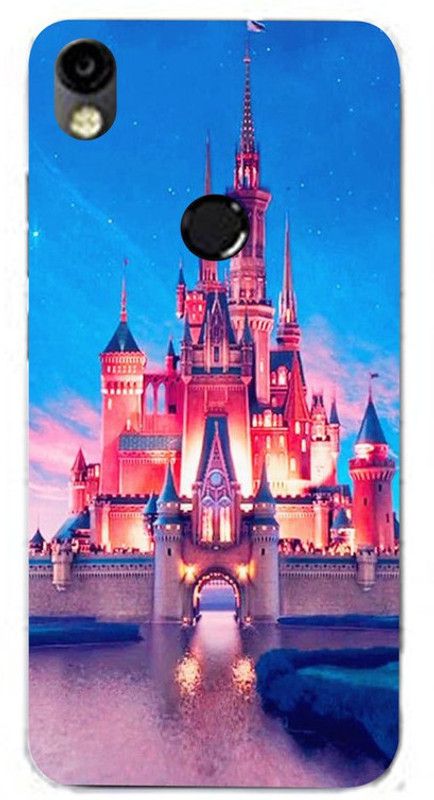 Golden Mask Back Cover for Tecno Camon I Air Disneyland  (Multicolor, Waterproof, Silicon, Pack of: 1)
