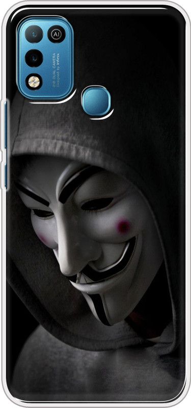 Appcityprint Back Cover for Infinix Smart 5  (Black, Grip Case, Silicon, Pack of: 1)