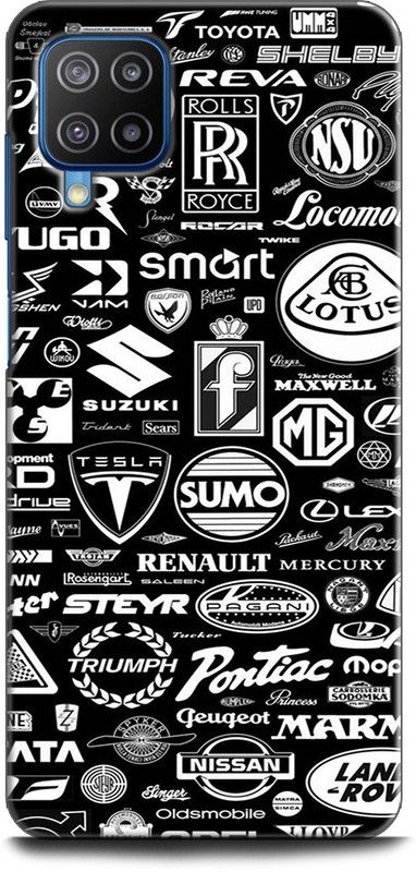 Afterglow Back Cover for SAMSUNG Galaxy F62 CARS LOGO, LOGO, DESIGN, CAR  (Multicolor, Shock Proof, Pack of: 1)