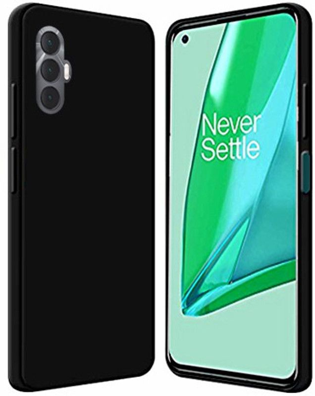 Realgo Back Cover for Tecno Spark 8 Pro  (Black)