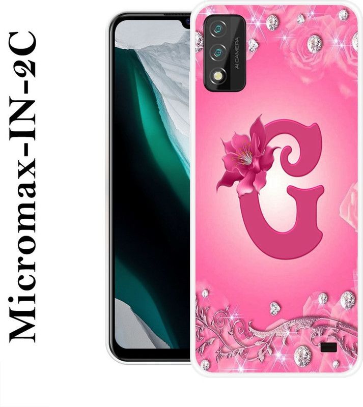 BAGRA Back Cover for Micromax in 2c  (Pink, Grip Case, Silicon)