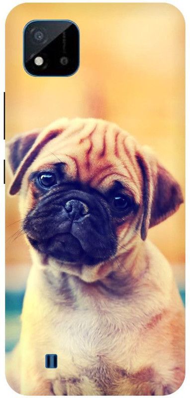 Bluvver Back Cover for Realme C20,RMX3061, Printed Cute Littile Dog Back Cover  (Multicolor, Hard Case, Pack of: 1)