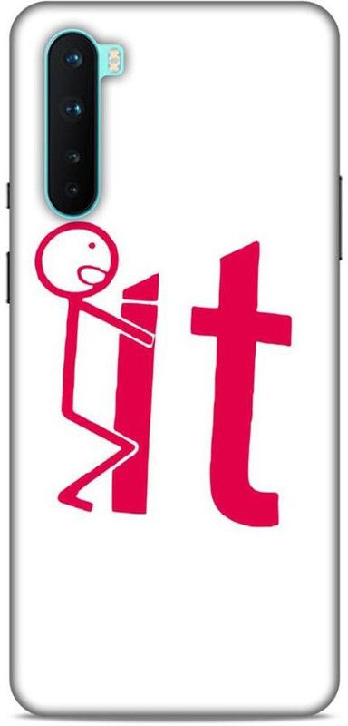 Keviv Back Cover for OnePlus Nord  (White, Pink, Hard Case)