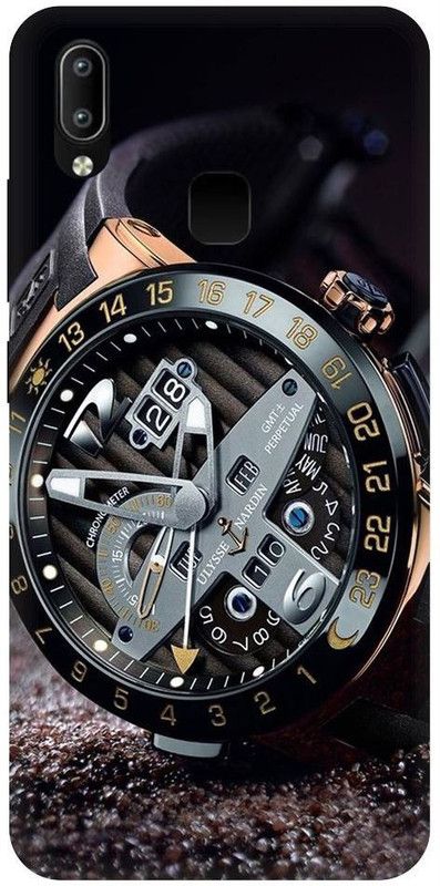 URCHIN Back Cover for Vivo Y91 watch, time, abstract, 3d, cool, texture, hd  (Multicolor, Shock Proof)