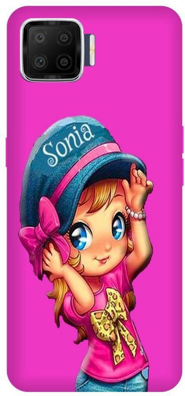 MRBE Back Cover for OPPO F17( BABY GIRL, CUTE GIRL) PRINTED BACK COVER  (Multicolor, Hard Case, Pack of: 1)