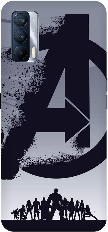 URCHIN Back Cover for Realme X7 Avengers Logo, Avengers, Avengers Logo, Avengers Sign, Marvel, Avenger, Comic  (Multicolor, Shock Proof, Pack of: 1)