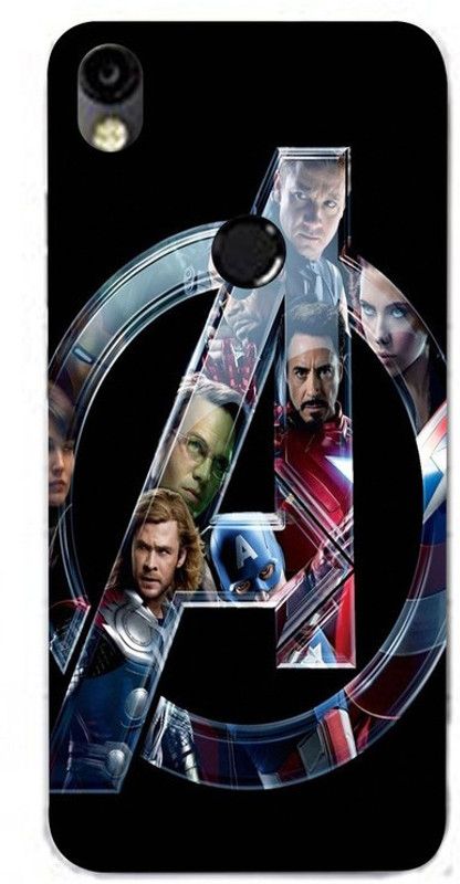 Golden Mask Back Cover for Sky Hawk Back Cover For Tecno Camon I Air Avenger Face Logo  (Multicolor, Waterproof, Silicon, Pack of: 1)