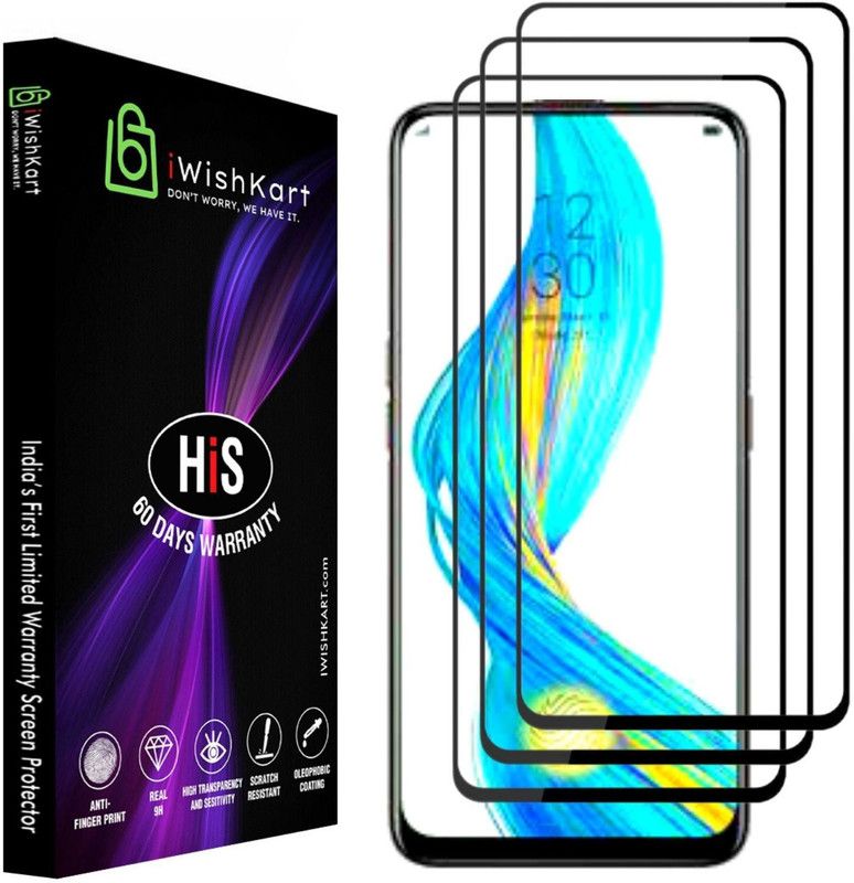 iWishKart Edge To Edge Tempered Glass for vivo V15, vivo V15 5G  (Pack of 3)