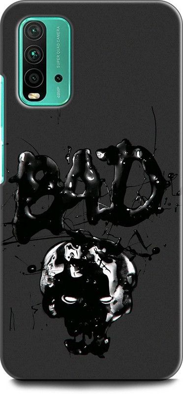 KEYCENT Back Cover for REDMI 9 Power BAD, MONSTER, GOST, SKULL, BLACK  (Multicolor, Pack of: 1)