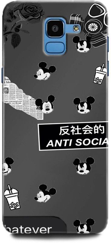 Afterglow Back Cover for SAMSUNG Galaxy On6 MINNIE MOUSE, MICKEY MOUSE, CARTOON, FUNNY, CUTE, LOVE, DISNEY  (Multicolor, Shock Proof, Pack of: 1)