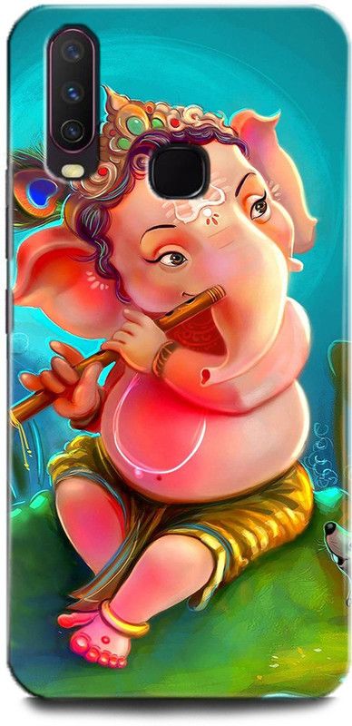 play fast Back Cover for Vivo Y12/1904 GANESH JI PRINTED  (Multicolor, Hard Case, Pack of: 1)