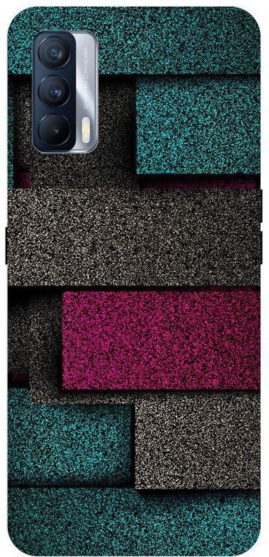 URCHIN Back Cover for Realme X7 texture, wall, colours, dark, wallpapers  (Multicolor, Shock Proof, Pack of: 1)