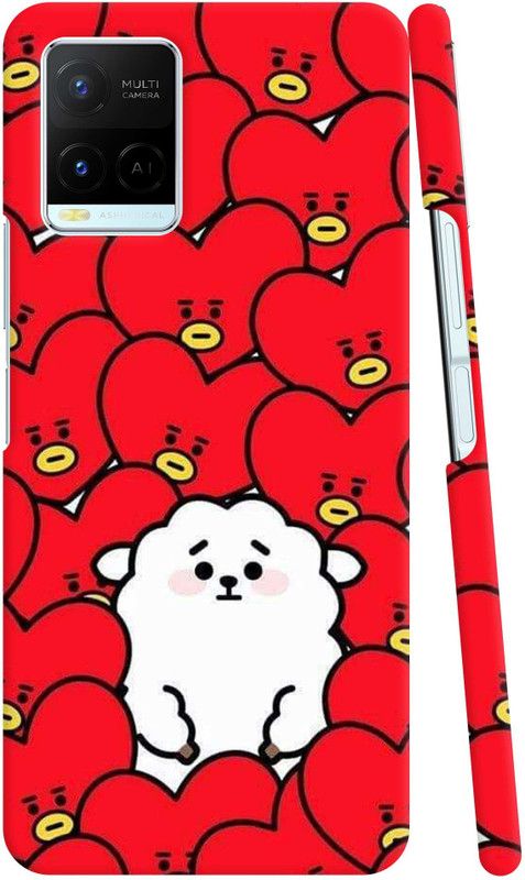 PEPART Back Cover for VIVO Y21  (Multicolor, Pack of: 110)