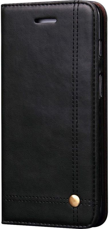 Cubix Book Cover for OnePlus 6 / One Plus 6 / 1+6  (Black, Magnetic Case, Pack of: 1)
