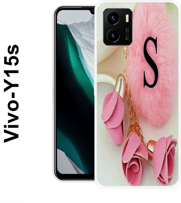 SUPER CASE Back Cover for Vivo Y15s  (White, Pink, Grip Case, Silicon)