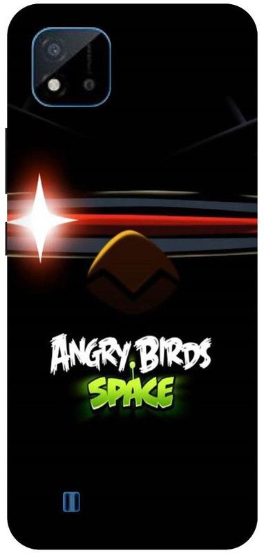 Bluvver Back Cover for Realme C20,RMX3061, Printed Angre Brids Space Back Cover  (Multicolor, Hard Case, Pack of: 1)