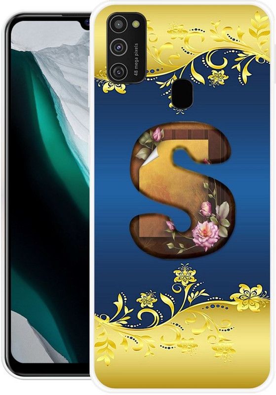 NEVYZAP Back Cover for Samsung Galaxy M21, Samsung Galaxy M30s  (Blue, Yellow, Grip Case, Silicon, Pack of: 1)