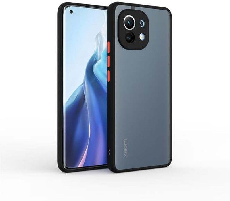 CaseWEB Back Cover for Xiaomi 11 Lite 5G NE  (Black, Shock Proof, Pack of: 1)