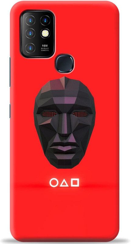 Crafter Back Cover for Infinix Hot 10  (Red, Shock Proof, Pack of: 1)