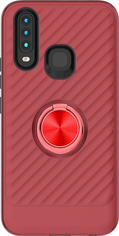 SoSh Back Cover for Vivo Y17  (Red, Rugged Armor, Pack of: 1)