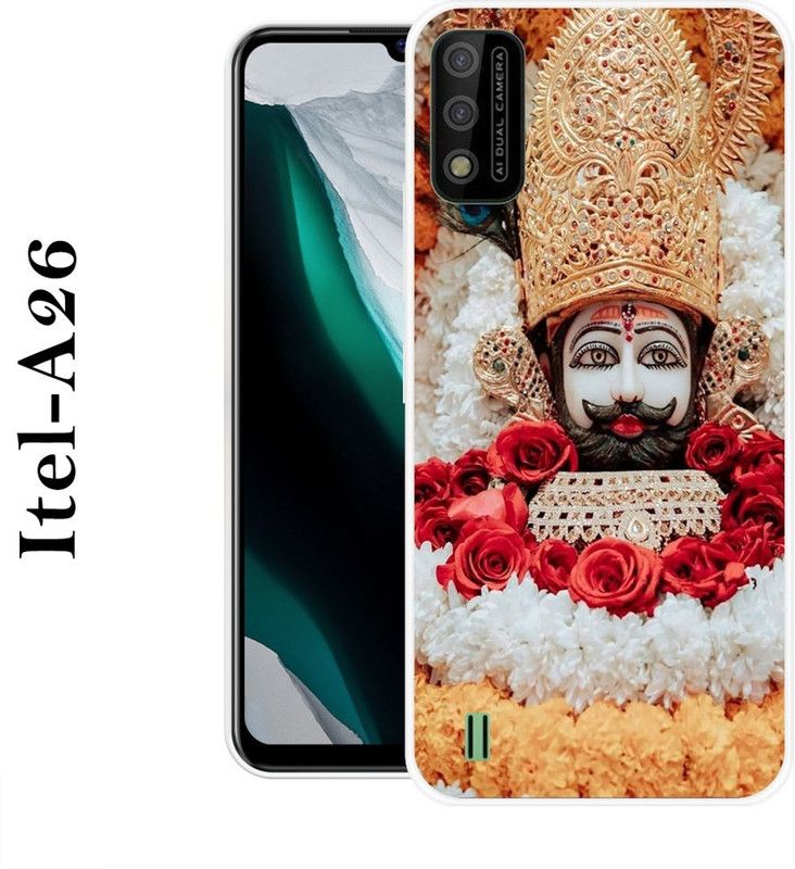 KLC Back Cover for Itel A26  (Multicolor, Silicon)
