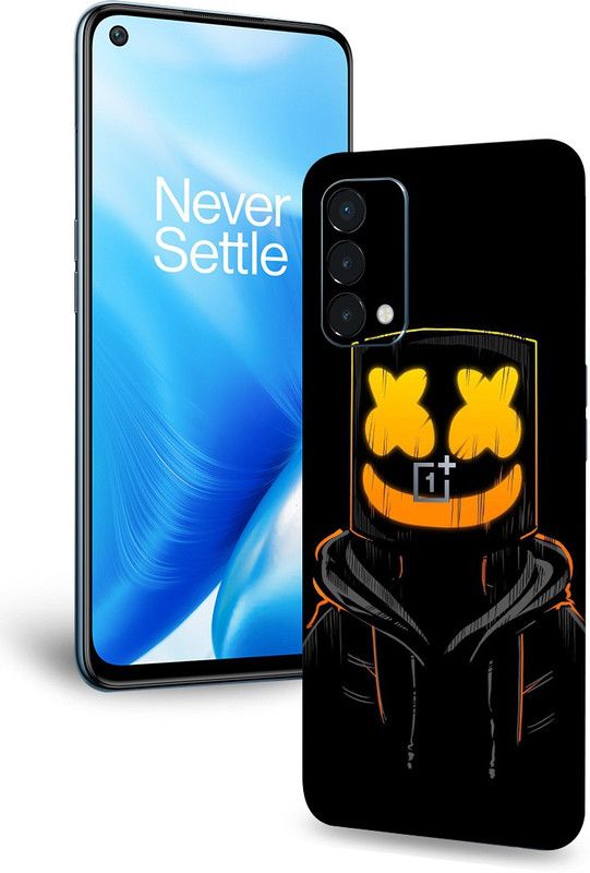 WeCre8 Skin's Oneplus Nord N200 5G Mobile Skin  (Black Marshmello Multicolor Mobile Skin With Cleaning Wipe)