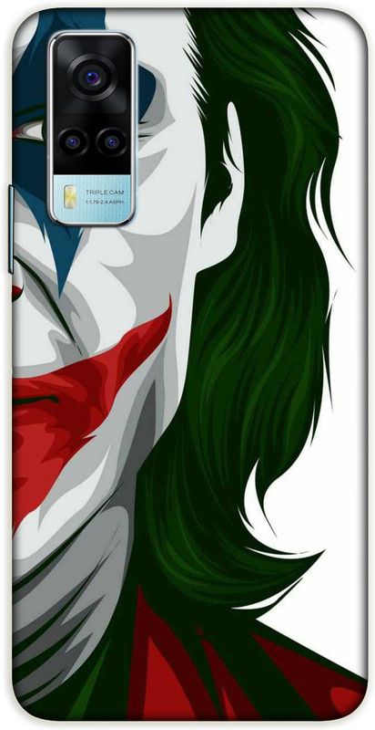 iprinto Back Cover for Vivo Y53s,Vivo Y51A Joker Back Cover  (White, Hard Case, Pack of: 1)