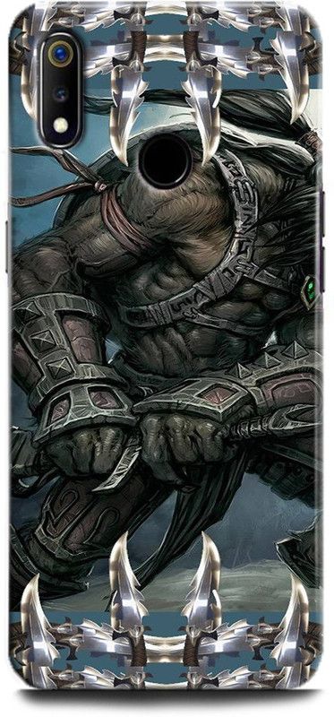 Afterglow Back Cover for Realme 3 Pro NIGHT WARRIOR, THEME, WOLF  (Multicolor, Shock Proof, Pack of: 1)