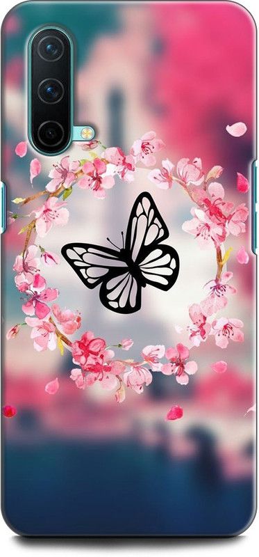WallCraft Back Cover for OnePlus Nord CE 5G BUTTERFLY, FLOWERS, ABSTRACT, TEXTURE, COLORFULL  (Multicolor, Dual Protection)