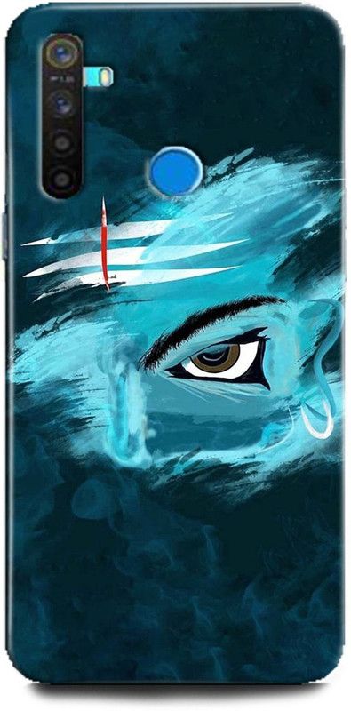WallCraft Back Cover for Realme 5s / RMX1925 SHIVJI, LORD SHIVA, MAHADEV, BHOLENATH, GOD, TRISHUL  (Multicolor, Dual Protection, Pack of: 1)