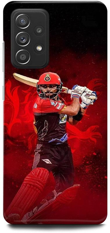FRONK Back Cover for SAMSUNG Galaxy A52s 5G, VIRAT, KOHLI, INDIAN, PLAYER, CRICKETER, RCB  (Red, Hard Case, Pack of: 1)