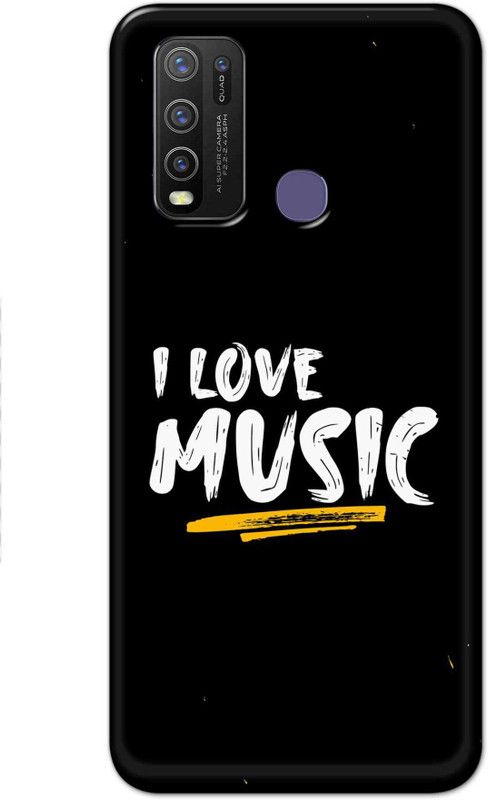 Tweakymod Back Cover for VIVO Y30, VIVO Y50  (Black, White)