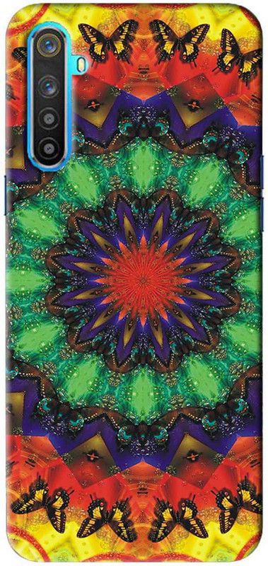 NDCOM Back Cover for Realme 6 Butterfly Amazing Design Printed  (Multicolor, Hard Case, Pack of: 1)