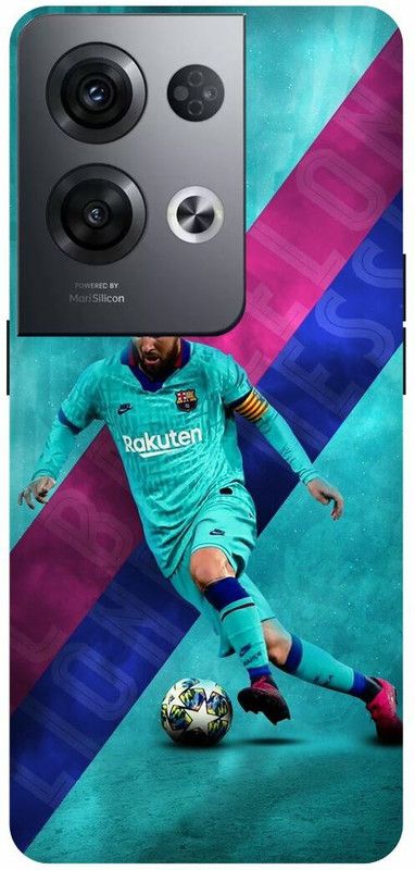 DIKRO Back Cover for OPPO Reno8 Pro 5G, LIONEL, MESSI, CUP, 10, MESSI  (Blue, Hard Case, Pack of: 1)