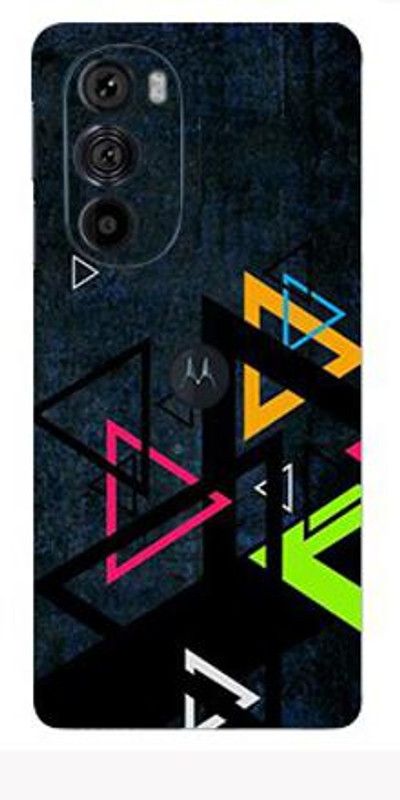 AsSkin Motorola Edge 30 Mobile Skin  (Ultra Super Logo Tringle Matte Finish With High Gloss Finish).)