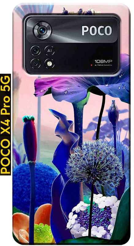 YornoSis Back Cover for Poco X4 Pro 5G 2800  (Multicolor, Flexible, Silicon, Pack of: 1)