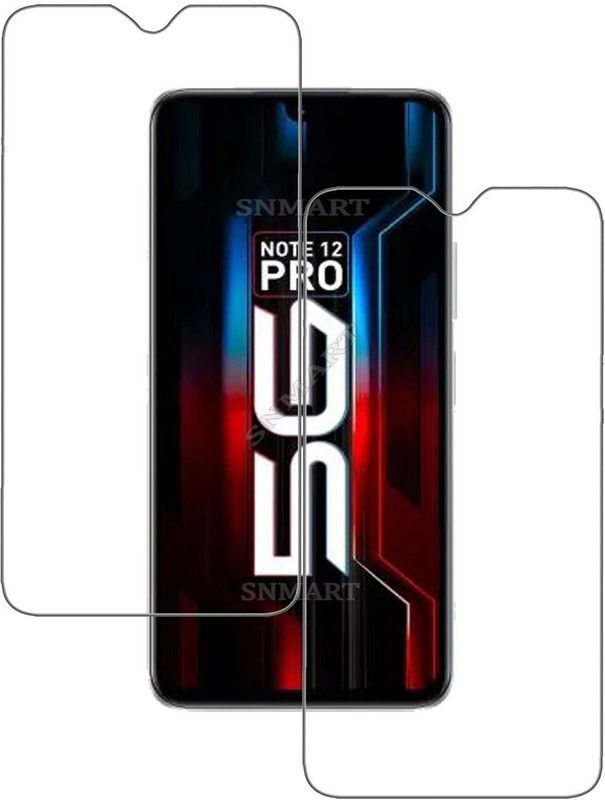 SNMART Tempered Glass Guard for Infinix Note 12 Pro 5G  (Pack of 2)