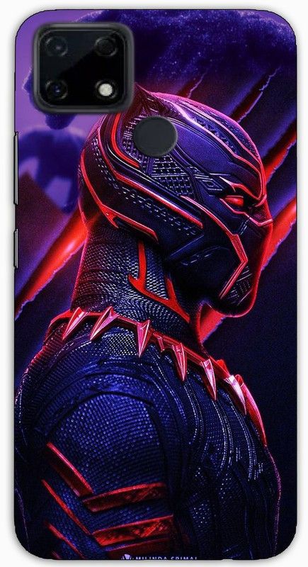 itrusto Back Cover for Realme Narzo 30A Black Panther PRINTED Back Cover  (Multicolor, Pack of: 1)