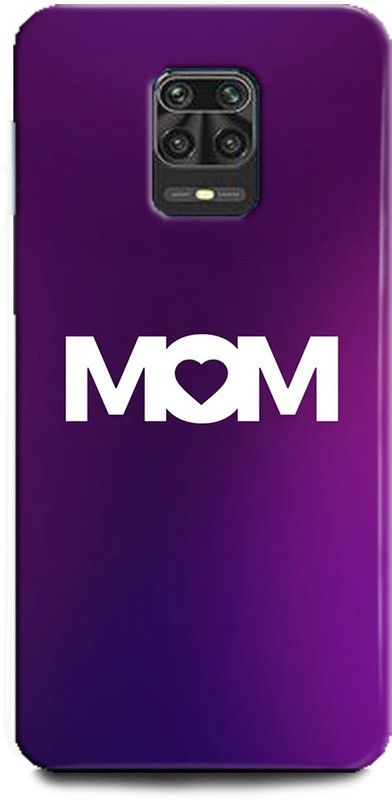 INDICRAFT Back Cover for POCO M2 Pro MOM, MOTHER, MAA, I LOVE MOM, LOVE MOM  (Multicolor, Hard Case)