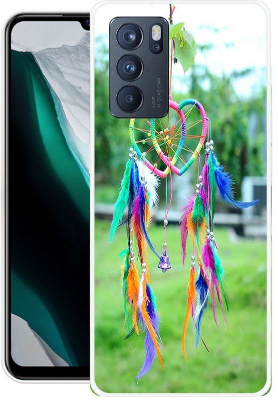 PAEDICON Back Cover for OPPO Reno6 Pro 5G  (Multicolor, Grip Case, Silicon)