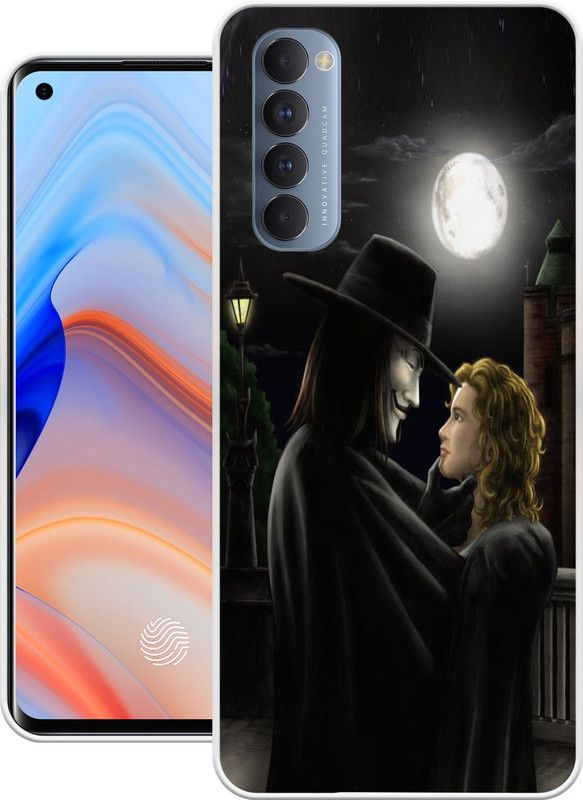Print maker Back Cover for Oppo Reno4 Pro Back Cover  (Multicolor, Grip Case, Silicon)