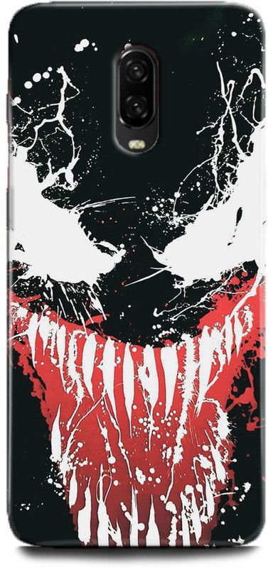 INDICRAFT Back Cover for One Plus 6T, venom, Printed  (Multicolor, Shock Proof, Pack of: 1)